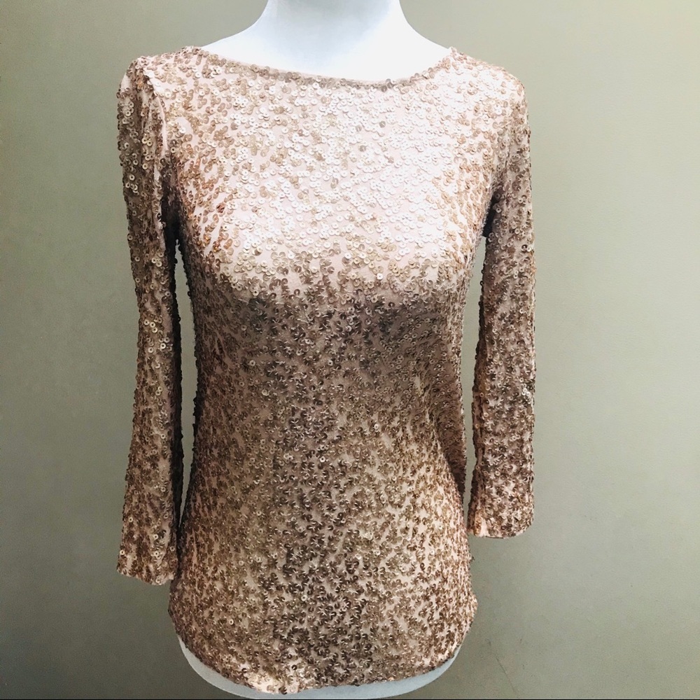 J Crew Sequined Top.   Size XS